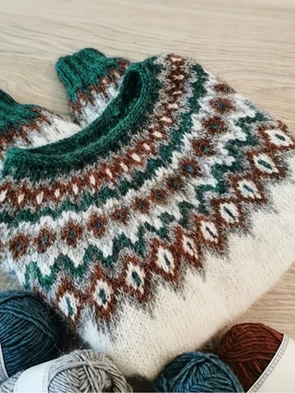 The Highland Heritage Sweater Cozy Fall Winter Style